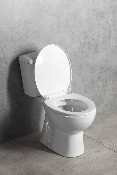 Aqualine MANUEL WC kombi, dvojtlačítko 3/6l, spodní odpad, bílá PS8814