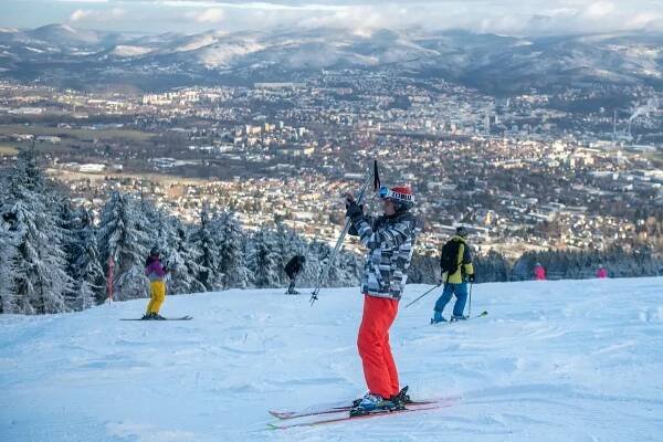 Za hezkého počasí máte Liberec jako na dlani.