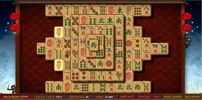 Ninja Mahjong - hry.seznam.cz