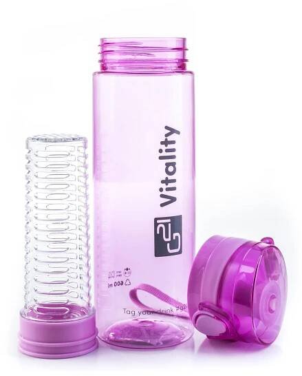 Láhev G21 na smoothie/juice, 600 ml, fialová
