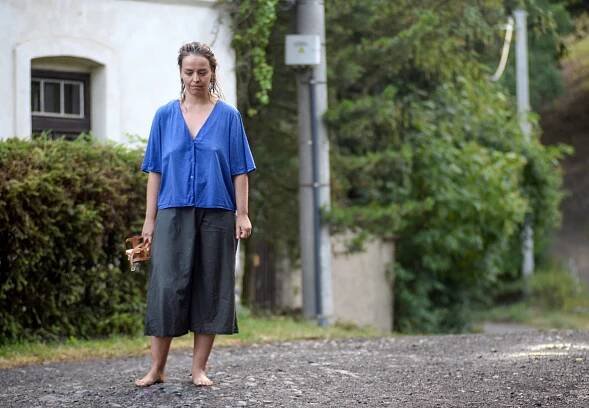 Rok vdovy - Z natáčení - Pavla Beretová