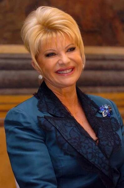 Ivana Trumpová v Praze v listopadu 2005