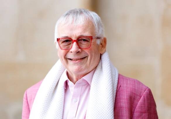 Christopher Biggins at a memorial service.