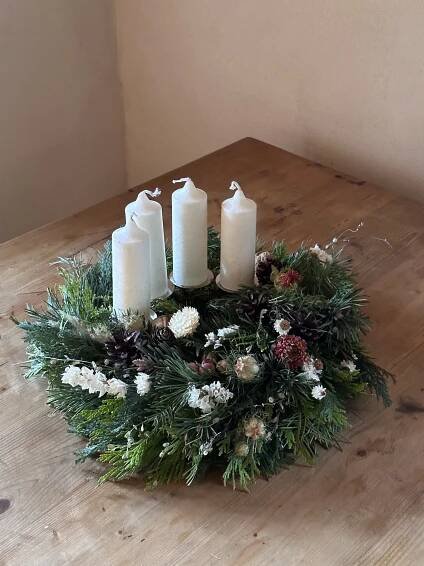 Adventní věnec na stůl - Svobodné Hory