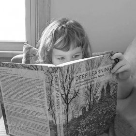 child reading.
