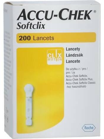 Lancety - Accu - Chek Softclix, 200 ks