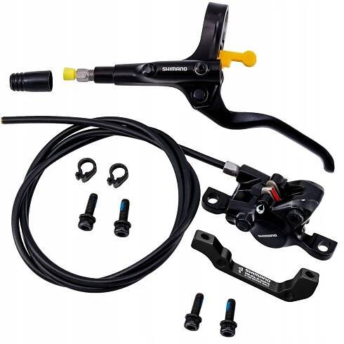 Hydraulická brzda Shimano MT200 zadní adaptér PM sada kliková svorka