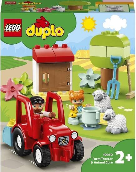 LEGO® DUPLO® 10950 Traktor a zvířátka z farmy