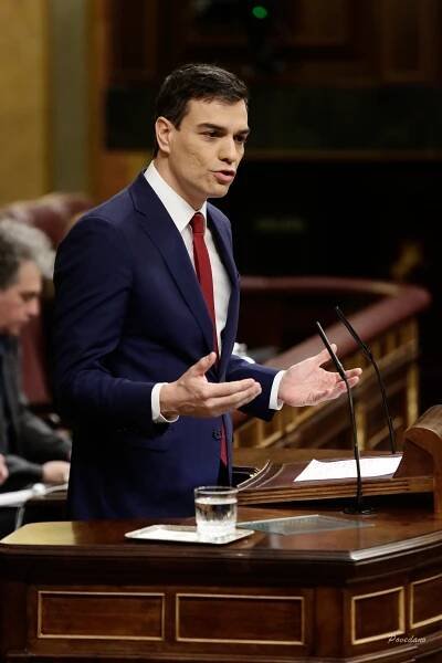 Archivo fotográfico de la Sesión de Investidura del candidato a Presidente del Gobierno, don Pedro Sánchez Pérez-Castejón