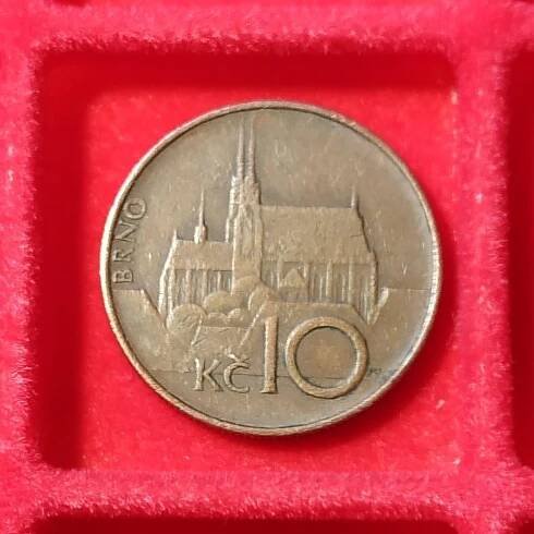 10 Kč 1995 varianta❗signatura vpravo VZÁCNÁ ČESKÁ MINCE - Numismatika