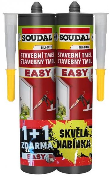 Soudal Easy stavební tmel bílý