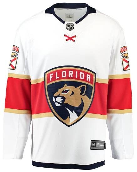 Florida Panthers Fanatics Away Breakaway Jersey - Mens