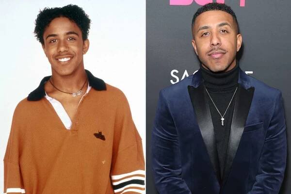 SISTER, SISTER, Marques Houston, 1994. © Paramount Television/ Courtesy: Everett Collection.; LOS ANGELES, CALIFORNIA - DECEMBER 11: Marques Houston attends BET+ and Footage Film's 