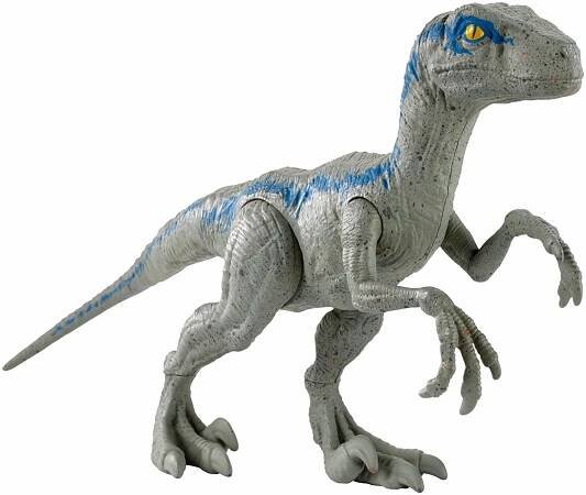 Figurka Mattel Jurassic World Velociraptor Blue FNY41 šedo-modrá