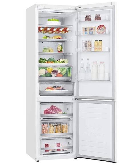 LG Kombinovaná chladnička LG | C | 384 l | Smart invertorový kompresor |DoorCooling+™|Bílá, GBB72SWUCN1