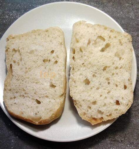 Ciabatta bez hnětení - fotografie receptu - TopRecepty.cz