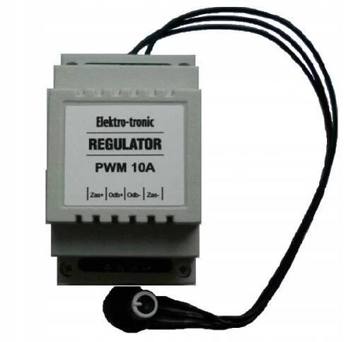 REGULÁTOR OTÁČEK MOTORU PWM DC 12-24V 10A na DIN lištu