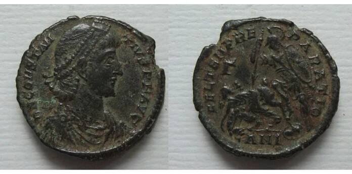 Constantius II - fallen horseman Antioch (AU2141)