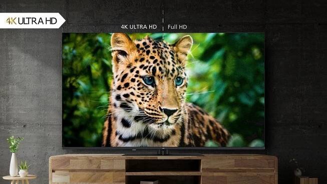 Televize JVC LT-50VAQ3435, Ultra HD 4K rozlišení