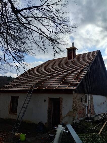 laťování střechy