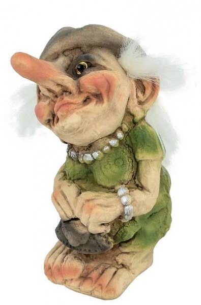 Troll lady with hat and purse (Troll #228) - Trollmall.com
