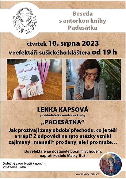 SUŠICE: Beseda s autorkou knihy "Padesátka" - Biskupství českobudějovické