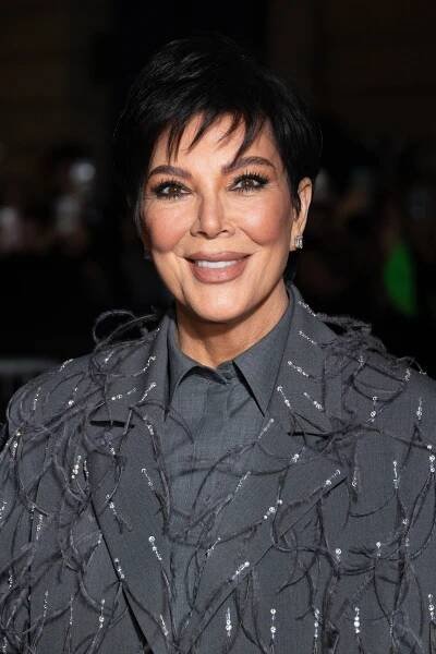 Kris Jenner at the Valentino Haute Couture Spring/Summer 2024 show in Paris.