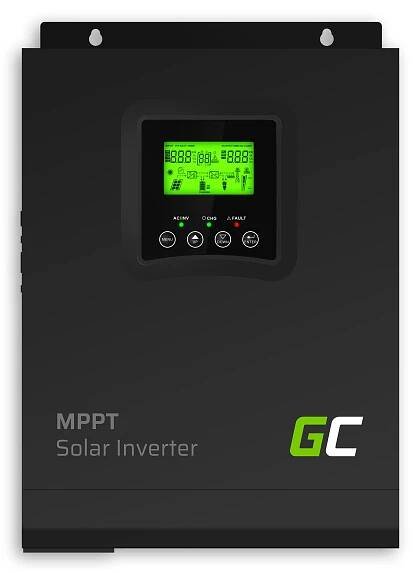 solární měnič napětí Off Grid converter se MPPT Green Cell solární nabíječkou 12VDC 230VAC 1000VA / 1000W Čistý Sinus