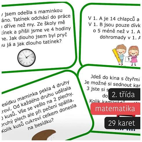 slovni ulohy 2 trida