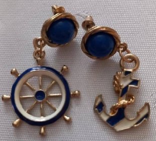 náušnice - námořnický styl - Šperky a hodinky