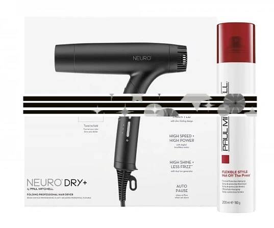 Dárková sada Paul Mitchell Neuro Style+ Protect Duo - fén + sprej s tepelnou ochranou