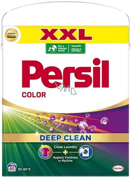 Persil Deep Clean Color prací prášek na barevné prádlo box 60 dávek 3,3 kg