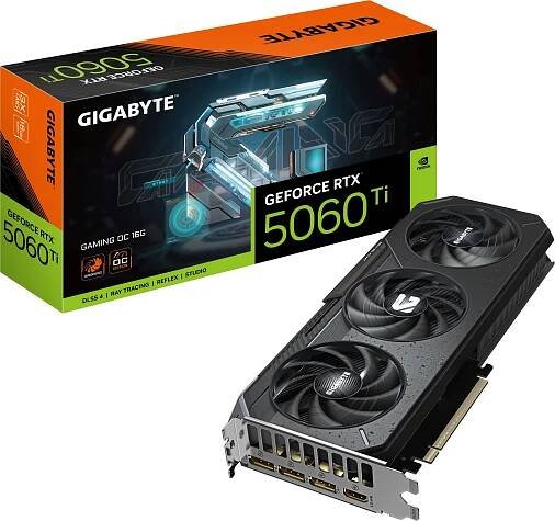 Gigabyte GeForce RTX 5060 Ti Gaming OC 16 GB (GV-N506TGAMING OC-16GD)