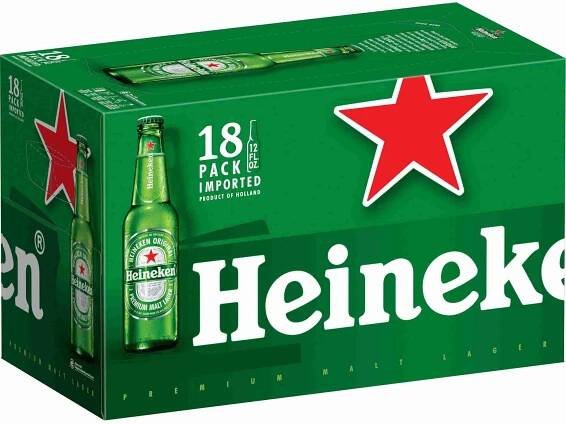 Heineken 18-Pack Bottles