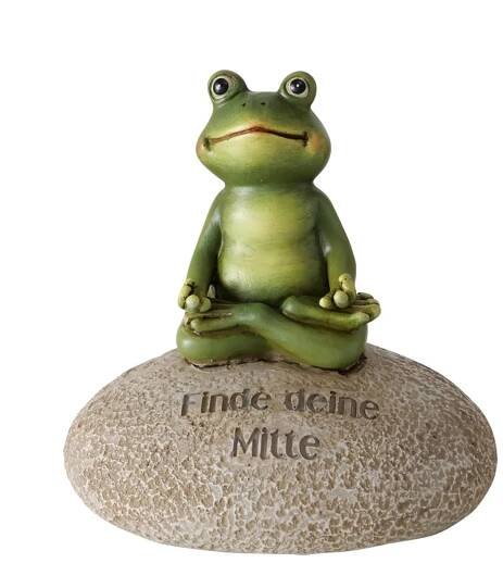 Boltze Dekorativní figurka žába Yoga různé druhy 15 x 8 x 13 cm, 1 ks