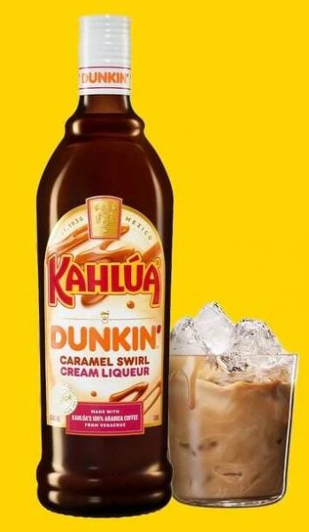 Kahlua Dunkin Caramel Swirl Cream Liqueur