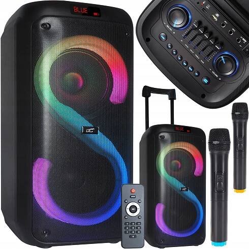 Přenosný reproduktor LTC BEZDRÁTOVÝ BLUETOOTCH reproduktor černý 400 W