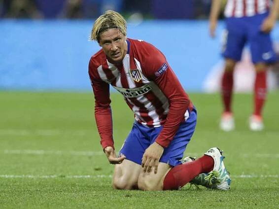 Fernando Torres z Atlética Madrid.