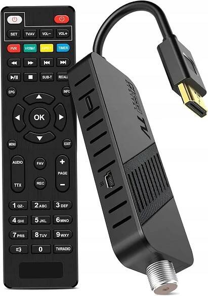 Rozbaleno Satelitní přijímač Leyf DVB-S2 černý