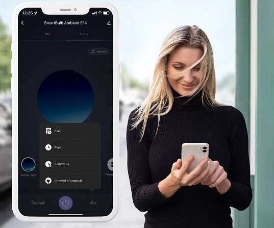 Niceboy ION SmartBulb Ambient žiarovka E14, 5,5 W