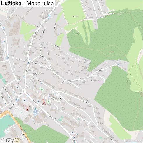 Lužická - mapy | Kurzy.cz