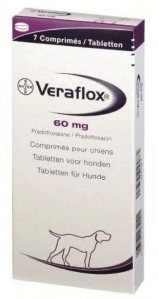 VERAFLOX 60 mg Pradoflocaxin / 7 tablets /