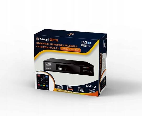 DEKODÉR TUNER DVB-T2 Smart SAT-2 H.264/H.265/HEVC Značka SmartGPS