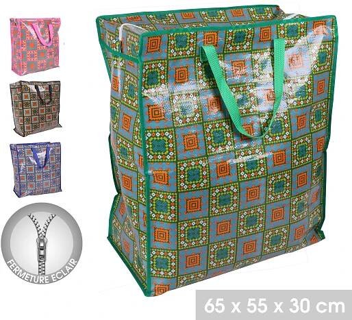 DOCHTMANN Nákupní taška pevná 65 × 55 × 30, mix barev