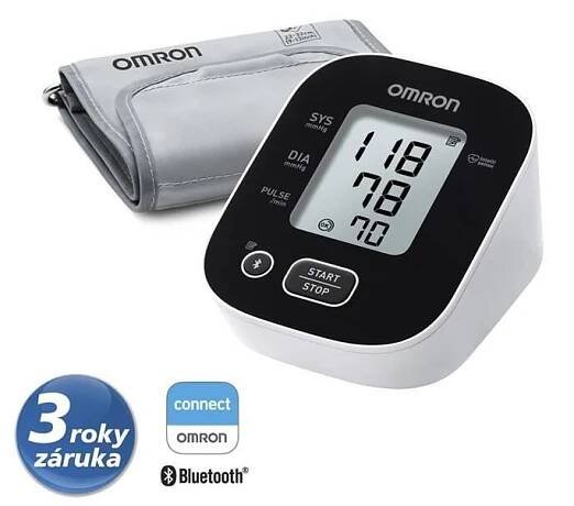 Tlakoměr na paži OMRON M2 Intelli IT s bluetooth (HEM-7143T1-EBK)