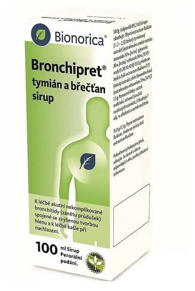 Bronchipret tymián a břečťan sirup 100 ml