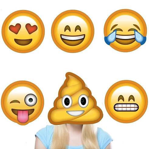 Emoji costumes masks