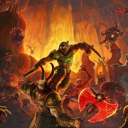 Doom Eternal The Ancient Gods: Part One is out today on Switch