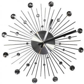 Nástěnné hodiny CRYSTAL Ø 50 cm Mybesthome