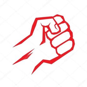 Freedom concept. vector red fist icon. Stock Vector by ©zm1ter 51583709